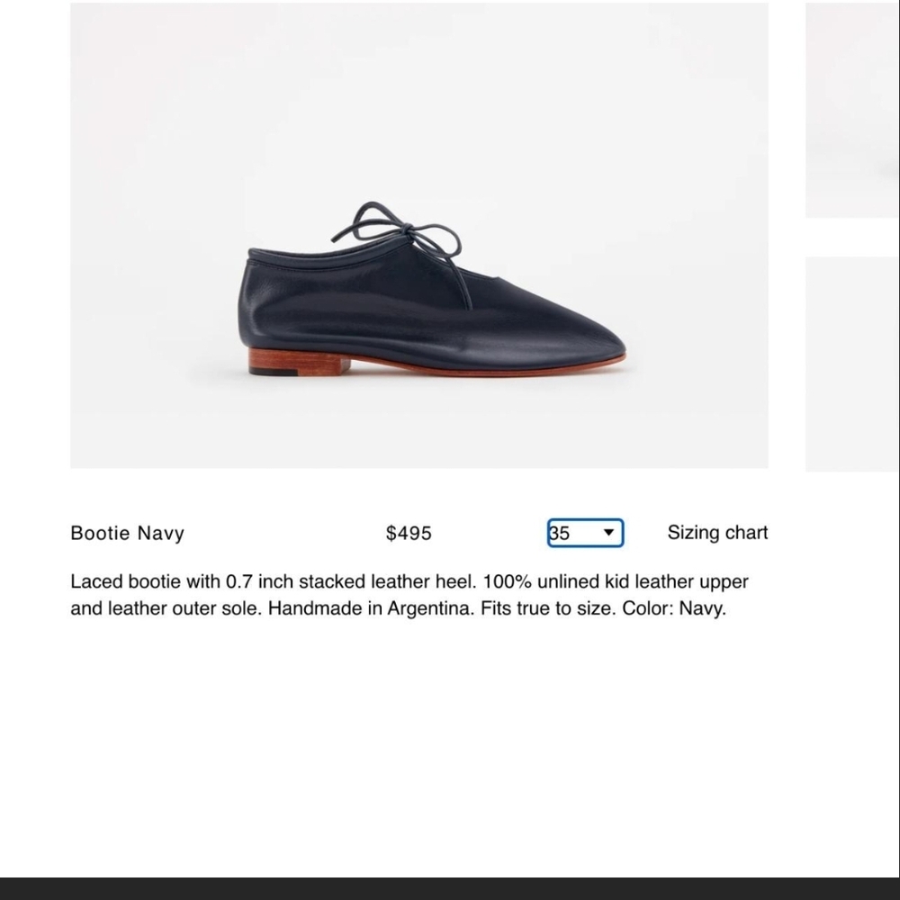 Martiniano Navy Leather Bootie